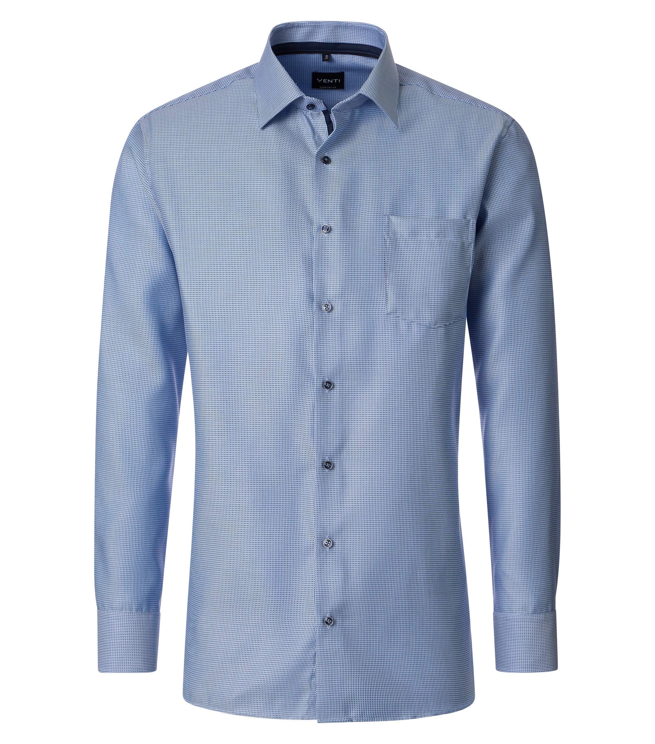 VENTI Herren Businesshemd Comfort Fit mit Kentkragen
