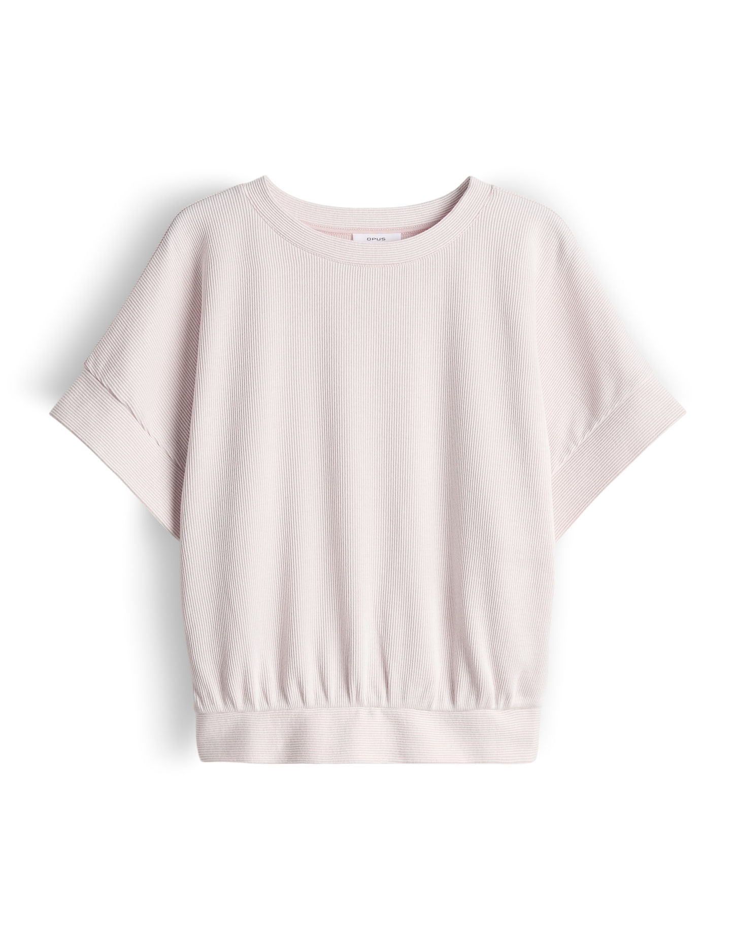 OPUS Damen Sweatshirt mit gestreiften Rippeneffekt Loose Fit Gimos