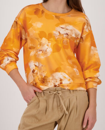 MONARI Damen Sweatshirt mit Blumen-Muster