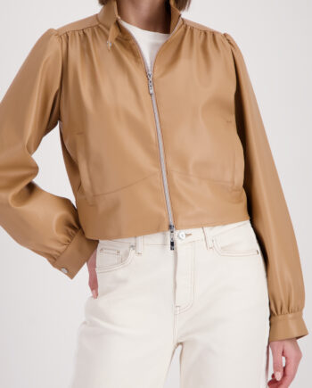 MONARI Damen Jacke in Lederoptik