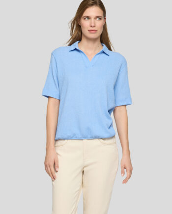 RABE Damen Poloshirt hellblau