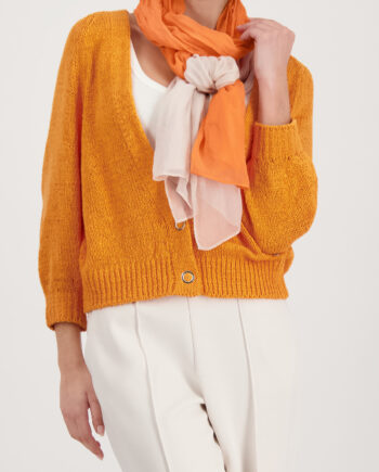 MONARI Damen Schal mit Farbverlauf in orange