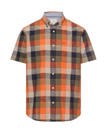 CAMEL ACTIVE Herren Karohemd aus reiner Baumwolle