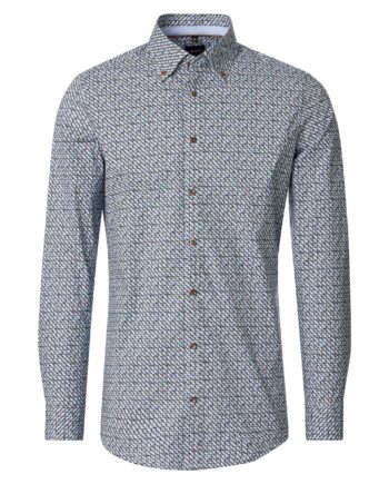 VENTI Herren Button-Down-Hemd Stretch extra slim